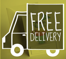Free delivery on moving cards